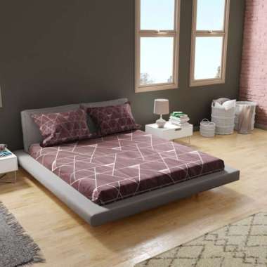 Sprei/spray set katun motif elegant. size 90x200-120x200 LP 90x200 Getris