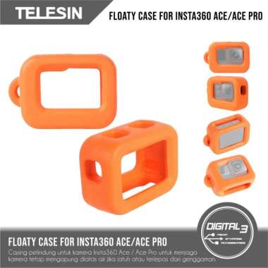 Telesin Floaty Frame Case Waterproof Floating Protective Casing for Insta360 ACE / ACE PRO
