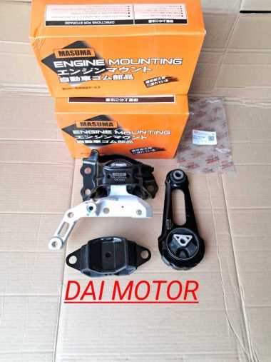 Paket Engine mounting set Nissan Datsun Go Go Plus Datsun Cross Original Masuma japan