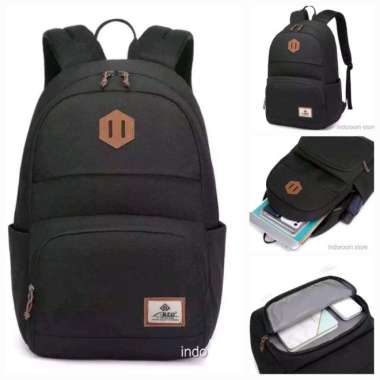 Tas Alto original Tas ransel sekolah anak laki laki dewasa Sd Smp Sma - Loreng 74943 Hitam 71342