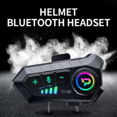 Intercom Helm Bluetooth Radio FM Headset Helmet Motorcycle - Y10 Best Quality
