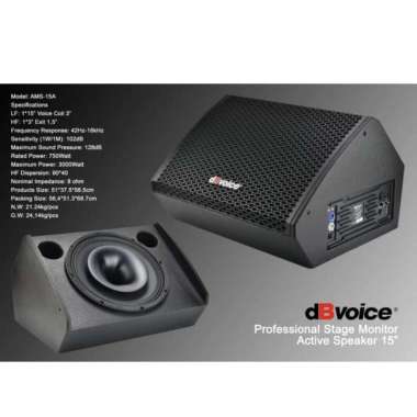 Speaker Aktif dB Voice AMS 15 A Original 15 inch Monitor dBVoice AMS15