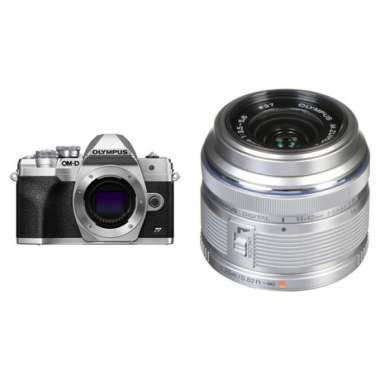 INSTAXSHOP OM SYSTEM OM-D E-M10 Mark IV Mirrorless Camera Kit 14-42mm Lens Olympus BLACK