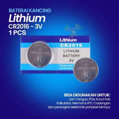 BATERAI KANCING LITHIUM 3V BATTERY MOTHERBOARD CMOS JAM TANGAN KALKULATOR MEMORI KOMPUTER LAPTOP CR1
