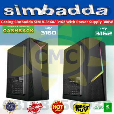 CASING SIMBADA SIMBADDA SIM V 3160 SIM V 3162 + PSU 380W Sim-v 3162