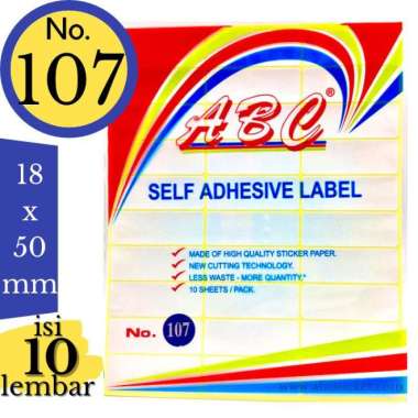 Sticker Labels ABC No.107 (Self Adhesive Label) / Label Undangan