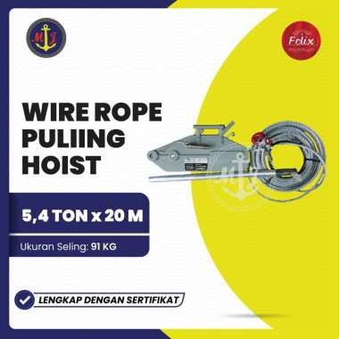 WIRE ROPE PULLING HOIST 5,4 TON X 20 M // WIRE ROPE PULLER