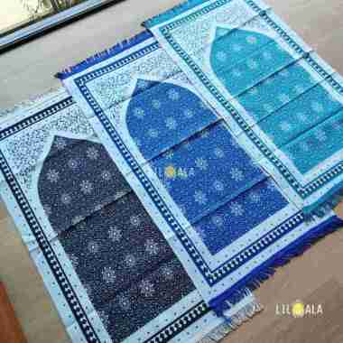 Hampers Sajadah Asa Midi Suede Premium Motif Cantik Rumbai Tambang Souvenir Tasyakuran Haji Umroh Ha