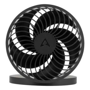 Arctic Summair Plus Foldable Table Fan With Integrated Battery - Black Multicolor