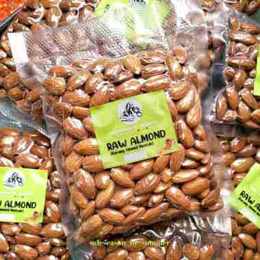 RAW ALMOND - 250gr Kacang Almond MENTAH