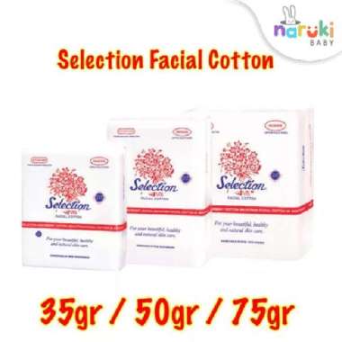 Selection Kapas Wajah Pembersih Make up 35gr 50gr 75gr 50gr