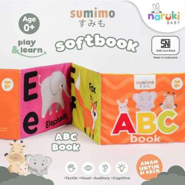 Sumimo Softbook Newborn Buku Bantal Bayi Edukasi Fruits