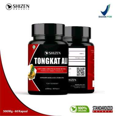 Tongkat Ali Original Shizen 60 Kapsul BPOM