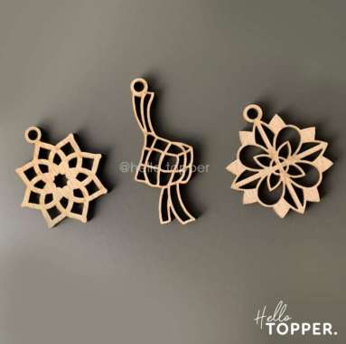 Hang Tag Kayu Idul Fitri Label Tag Hampers Lebaran 02