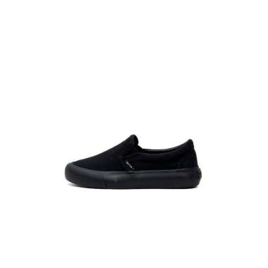 SABA KIDS Slip On Evan All Black - Sepatu Sneakers Sekolah Anak 32 hitam