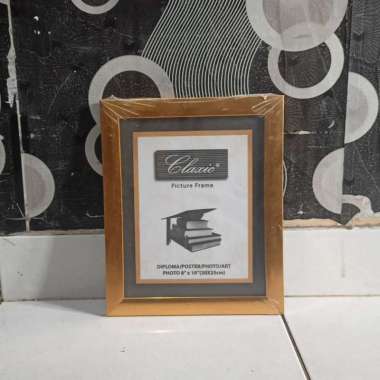 Bingkai Foto 10R 20x25 cm Minimalis Panda,Gold,Abu2,Likna Minimalis Gold