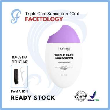 FACETOLOGY Triple Care Sunscreen SPF 40 PA+++ 40ml