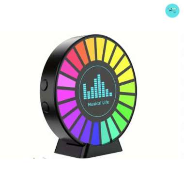 Lampu LED RGB Car Music Rhythm Parfum Mobil USB Plug-in 22 LED