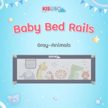 [BISA INSTANT✓] [HARGA 1 SISI] DENO Baby Bed Rails Animals Pagar Pembatas Pengaman Kasur 160 180 200