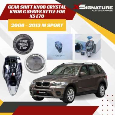 GEAR SHIFT KNOB CRYSTAL KNOB G SERIES FOR BMW X5 E70 M SPORT 2008-2013