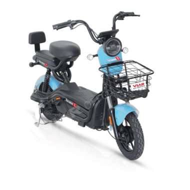 Viar Akasha1 Sepeda Listrik [OTR Jabodetabekser] Biru Jakarta