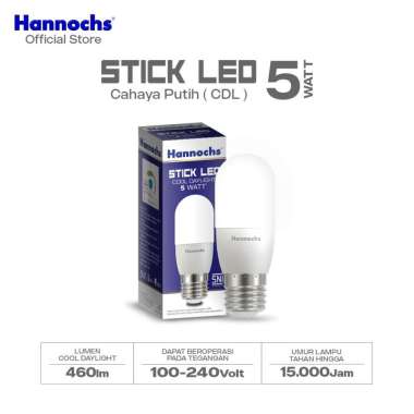Hannochs Lampu Bohlam LED Stick 5W Cahaya Putih