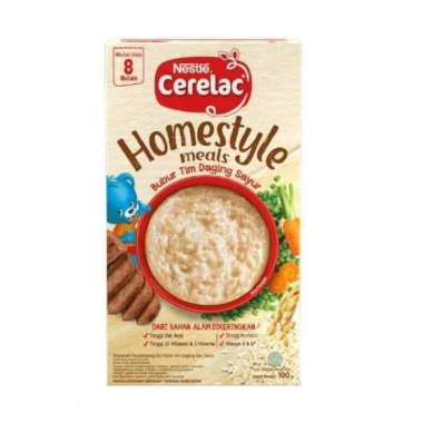 NESTLE CERELAC HOMESTYLE BUBUR TIM DAGING SAYUR 100 GR