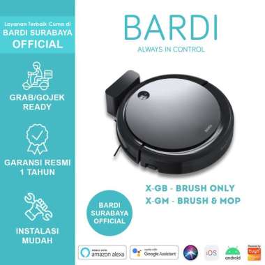 BARDI Smart Robot Vacuum Robot X-GB/X-GM Vakum Cleaner Brush Mop Penyedot Debu Wifi Automatic Otomat