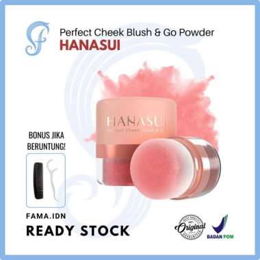 HANASUI Perfect Cheek Blush & Go Powder Pink