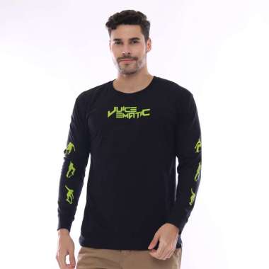 Juice Ematic Kaos Lengan Panjang Pria Brogi Planet Surf XL