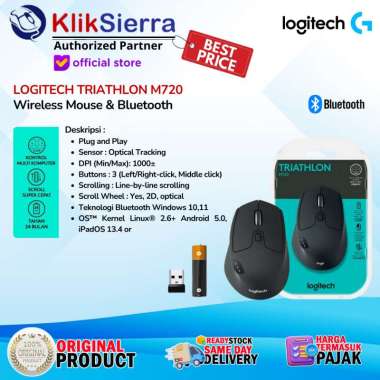 LOGITECH M720 Trialthlon Mouse Wireless Xtra Bubblewrap