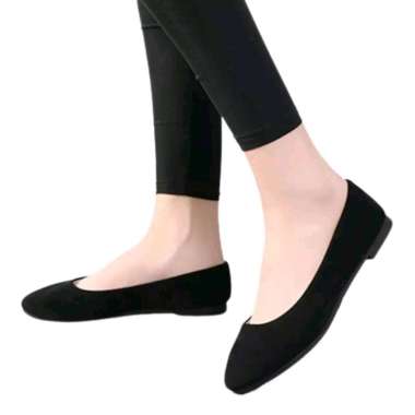 Sepatu Wanita Anak Remaja Polos Flat Shoes untuk Kerja pergi Harian