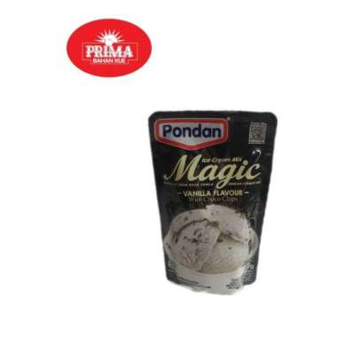 PONDAN ICE CREAM VANILLLA SACHET-TEPUNG ADONAN ICE CREAM SIAP PAKAI
