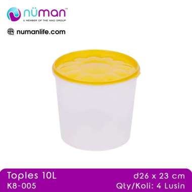 Numan - Toples Plastik Besar 10 Liter