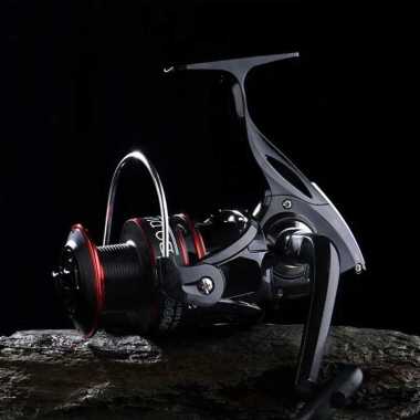 Reel Pancing Spinning Fishing Reel Speed Ratio 5.2:1 Black Red