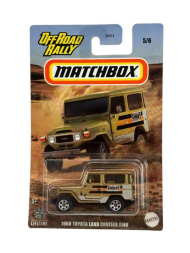 Matchbox Offroad Rally 1968 Toyota Land Cruiser FJ40 Gold