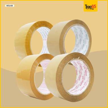 365 Lakban Coklat Isolasi Daimaru Tape Greebel Tape Yatta Tape (72 Yard 80 Yard 90Yard) Greebel Tape