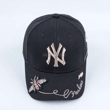 MLB GOLDBEE STRUCTURE BALL CAP NEW YORK YANKEES BLACK (100% AUTHENTIC)