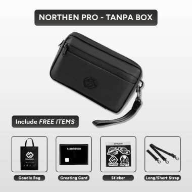 Heylook Official - Sling Bag Pria NORTHEN Sling Bag Multyfungsi 3 in 1 Hand Bag Cowok Waterproof Tas