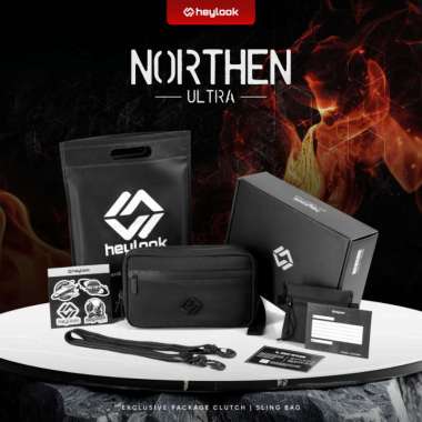 Heylook Official - Sling Bag Pria NORTHEN Sling Bag Multyfungsi 3 in 1 Hand Bag Cowok Waterproof Tas