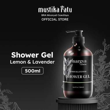 Anargya by Mustika Ratu Shower Gel Sabun Mandi Aroma Lemon & Lavender 500 ml