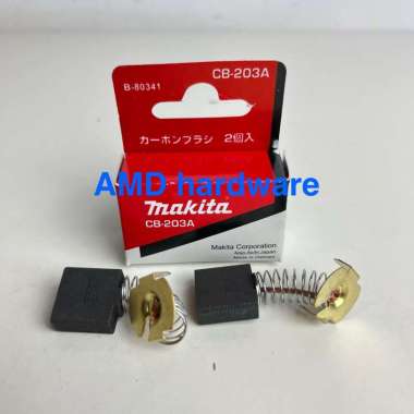 MAKITA ORIGINAL CARBON BRUSH CB-203A ARENG CB203A MESIN CUT OFF M2401B ARANG Cutoff Maktec MT243 MT2