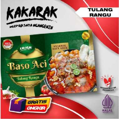 Kakarak Baso Aci Sambel Ayam Dan Tulang Rangu Tulang Rangu