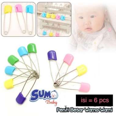 Peniti Anak Bayi / Peniti Jumbo Besar Popok Bayi Stainless Safety Pins