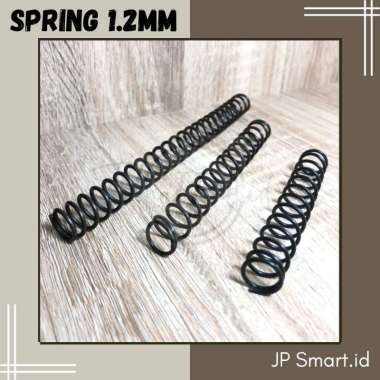 Spring 1,2mm Baja Hitam Per Tekan Pegas Pir Pcs Satuan 8cm