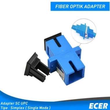 Adapter SC UPC Fiber Optik Single Mode Konektor SC UPC Fiber Optic