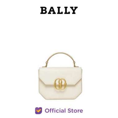 BALLY Emblem Leather Minibag - Tas Selempang - Bone
