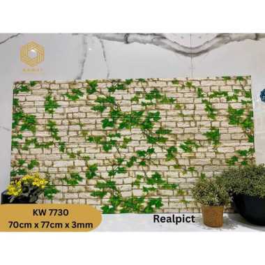 Kawaii Wallpaper - Wallpaper Dinding 3D Rock Brick / wallpaper 3D Foam 70cm x 77cm tebal 3mm High Qu