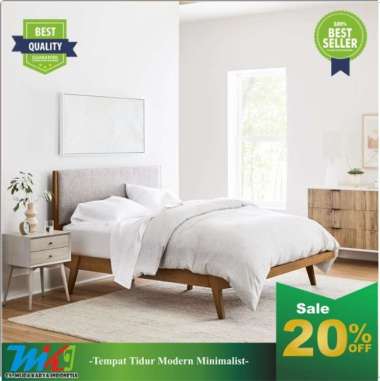 Tempat tidur kayu jati termurah MKI 140X200