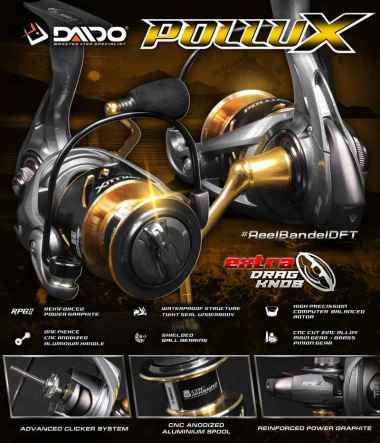 Daido - Reel Pollux Waterproof 7.0 Power Handle 1000 W8.0